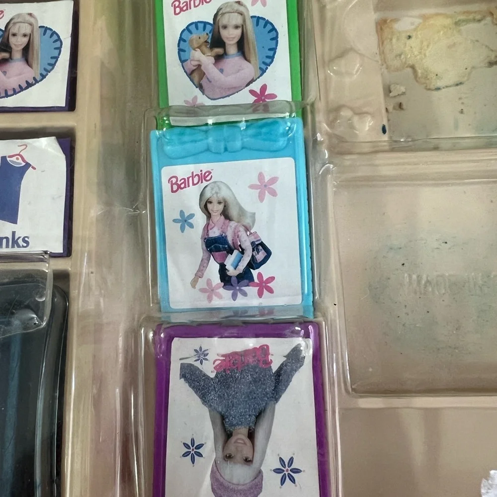 Vintage Barbie ink‎ stamps